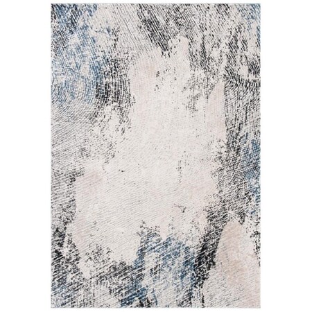 Safavieh 9 x 12 ft. Invista Contemporary Rectangle Power Loomed Area Rug, Ivory & Grey INV643A-9